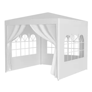 10x10FT Heavy Duty Party Tent with 4 Removable Sidewalls, Outdoor Wedding Canopy Gazebo for Backyard, Garden, Patio, BBQ & Events, Waterproof Shelter