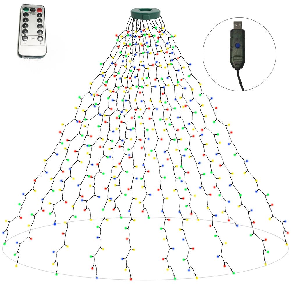 LED String Light, 6.5FT Multi Mode LED String Light with 8 Light Modes & Memory Function, String Light with Timing Function & Remote Control for Christmas Decorations