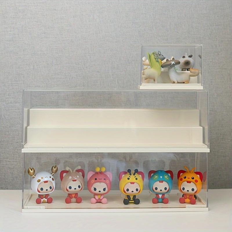 Popbean Doll Display Case Transparent Dustproof Moisture-Proof Ideal Collection Storage Box for Popbean Collectors
