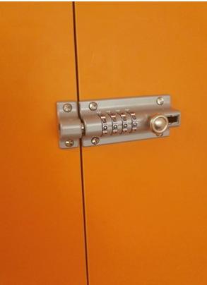 Password Lock Bolt Latch Waterproof Rustproof Hook Wood Door Security Anti-Theft Zinc Alloy Combination Lock, Sturdy Lock, Durable & Easy Install