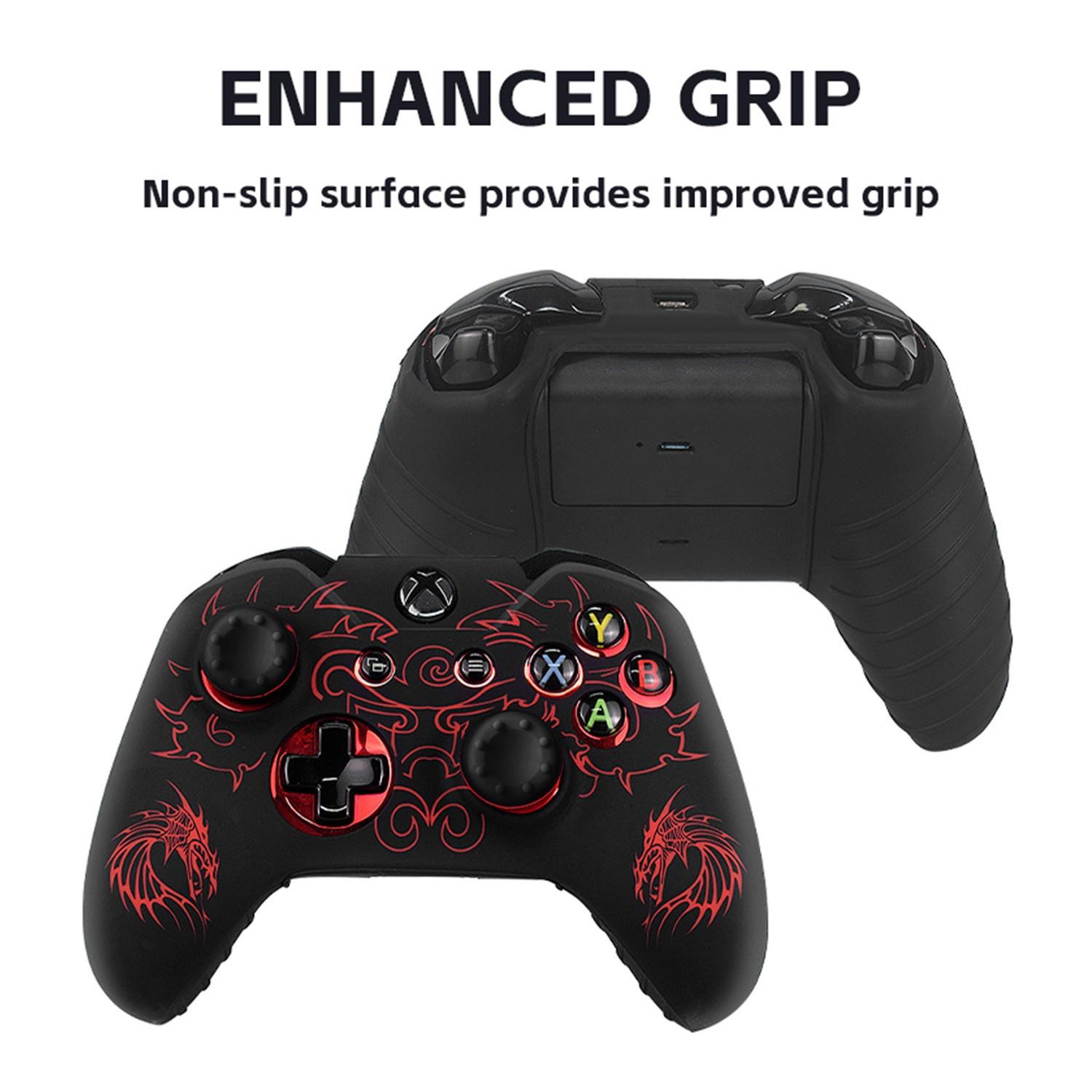 Xbox One Silicone Handle Sleeve, Laser Engraved, Ideal Gift Choice, Durable Protective Cover, Perfect Fit for Xbox Controller