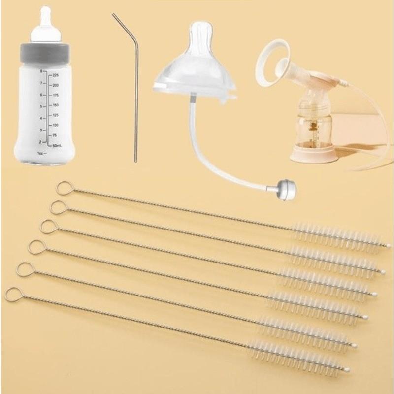 5 or 10 Pack Stainless Steel Effective Cleaning Brushes for Reusable Kitchen Tools, Perfect for Glassware and Metal Straws
