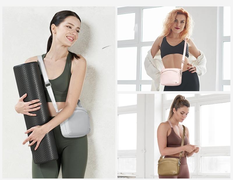 Small travel purse Women Crossbody purse Long Starp Crossbody Bag for Women - Shoulder Bag With Waterproof Nylon Handbag Multiple Pockets and Adjustable Strap 1.5L