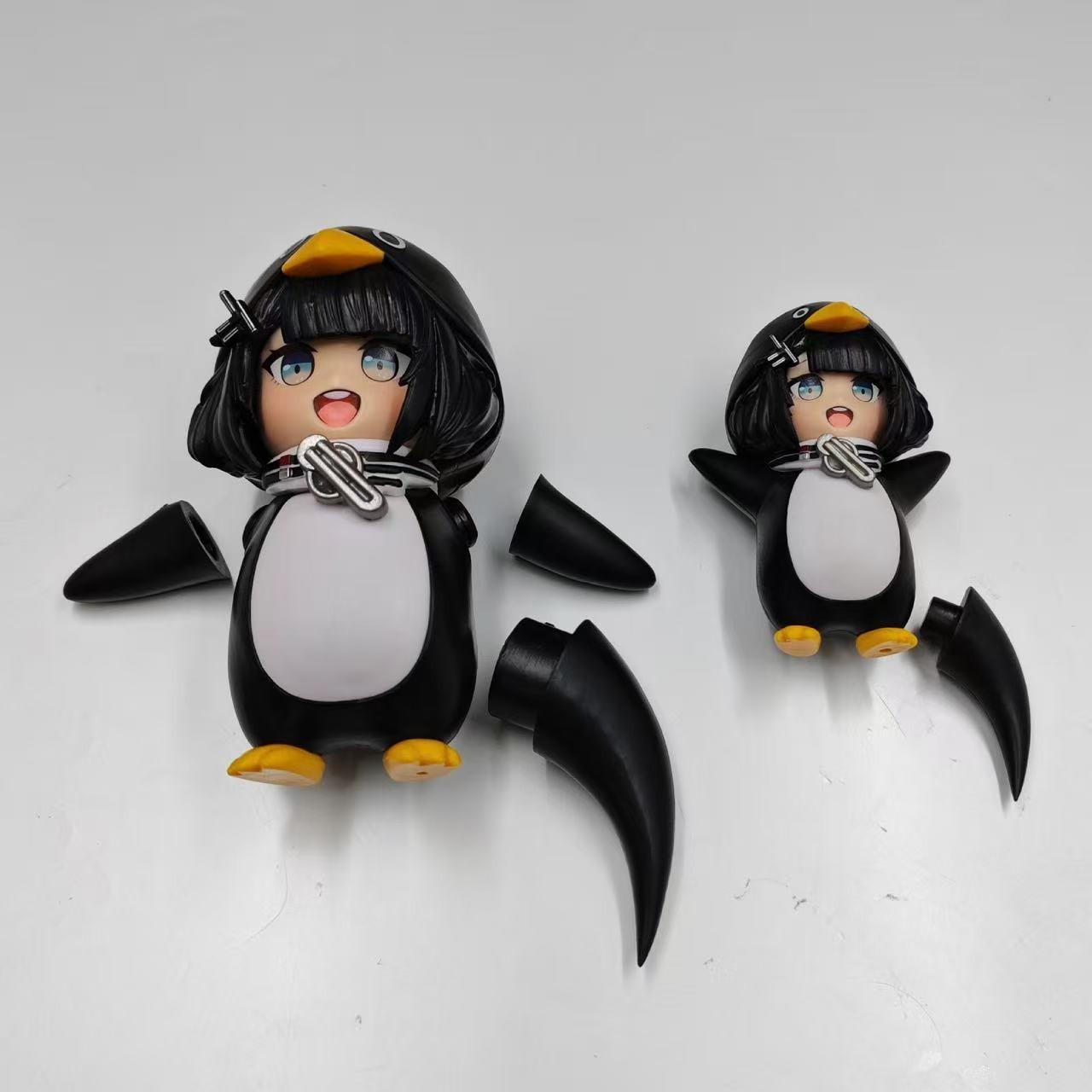 New Arrival Gugu Gaga Penguin Girl Administrator Cute Anime Model Figure Collectible Handmade Ornament
