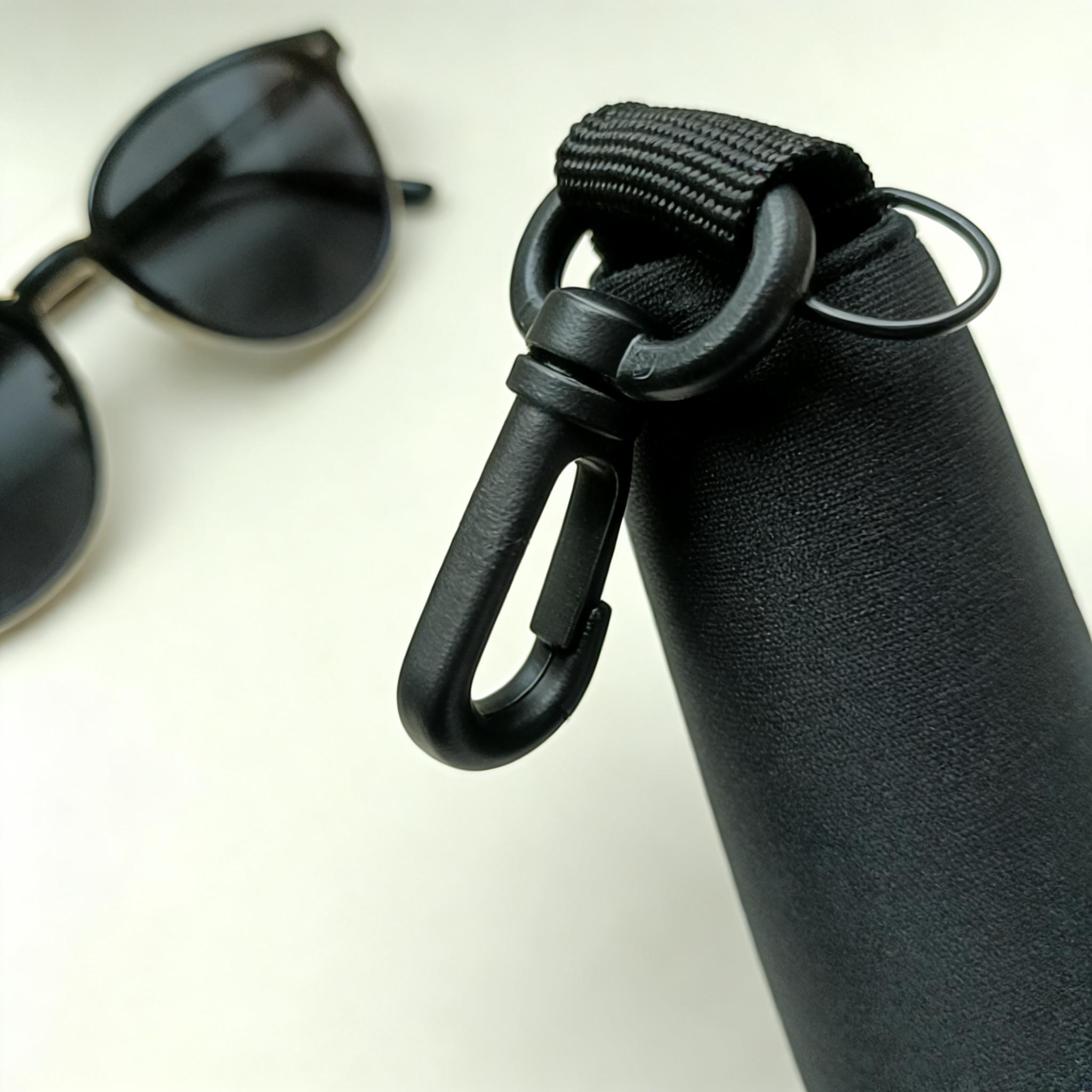 Portable Eyeglass Case, Waterproof Anti-Drop Zipper Closure, Travel and Outdoor Sports Use, Sporty Style, Universal Fit, Plain Pattern, Glasses Holder