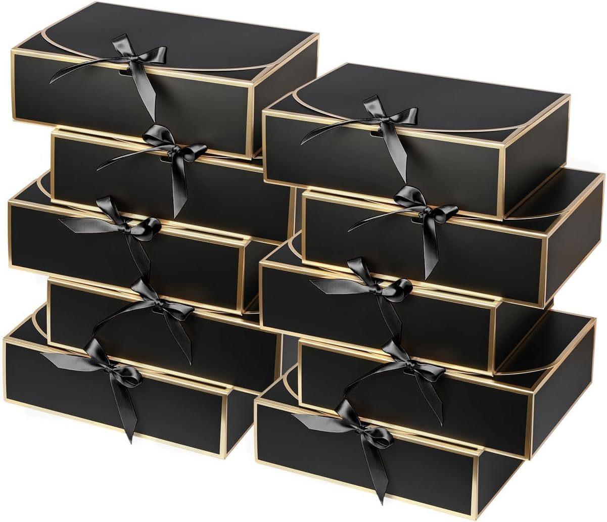 10/1pcs Satin Bow Gift Boxes for Lipstick, Cosmetics & Birthday Presents