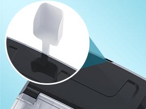 Antarctic Star Nugget Countertop Ice Maker with Soft Chewable Pellet Ice, Pebble Portable Ice Machine, 34lbs Per Day, Self-Cleaning, Sonic Ice, One-Click Operation, for Kitchen,Office Stainless，Steel&Black，Modern Utensils