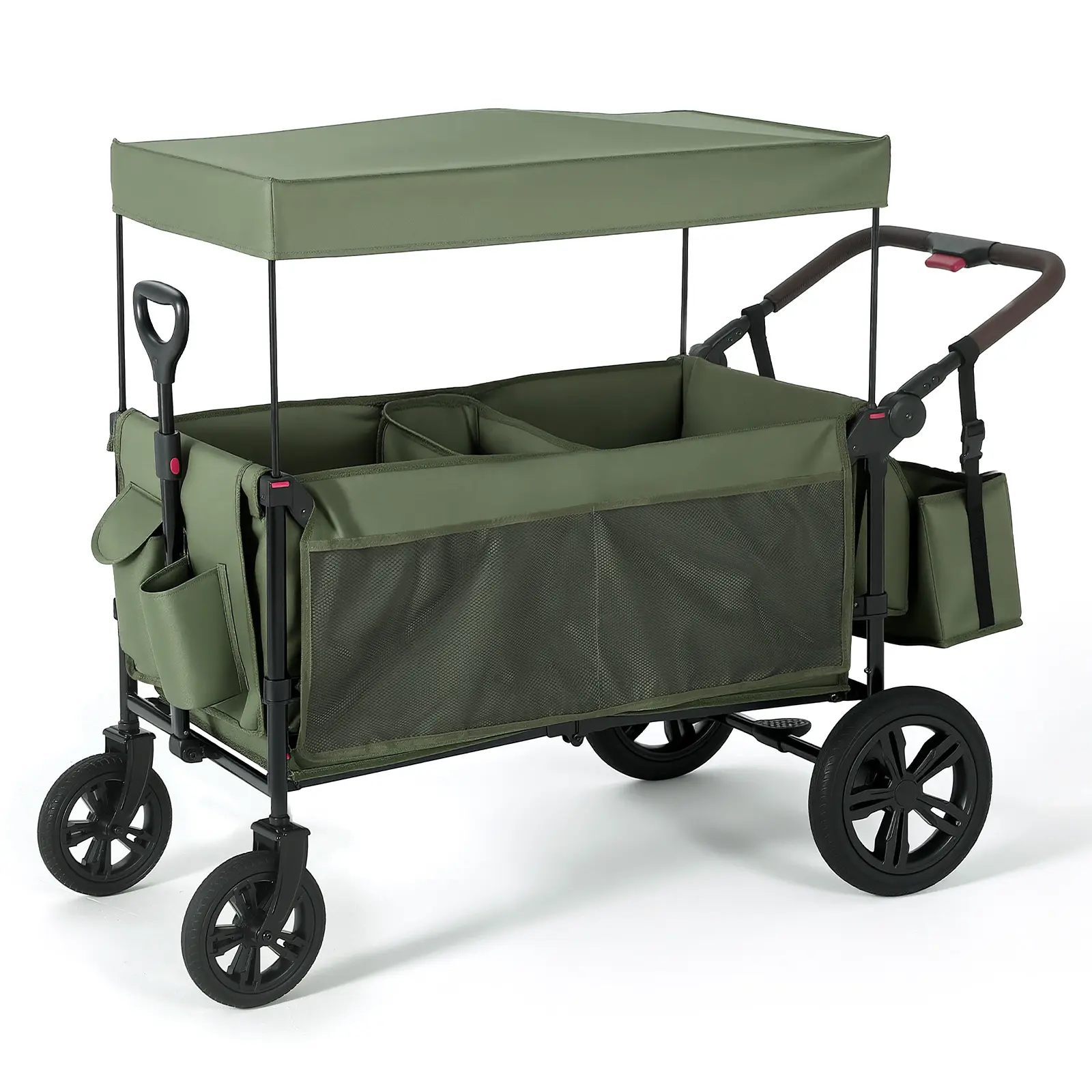 Green Oxford cloth PU