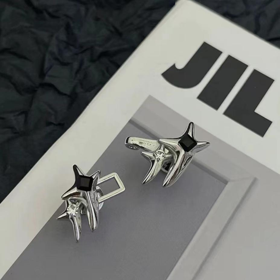 Star Design Waist Buckle, 1 Pair Detachable Waist Jeans Buckle, Fashionable Waist Buckle, Household Sewing Accessories for Women