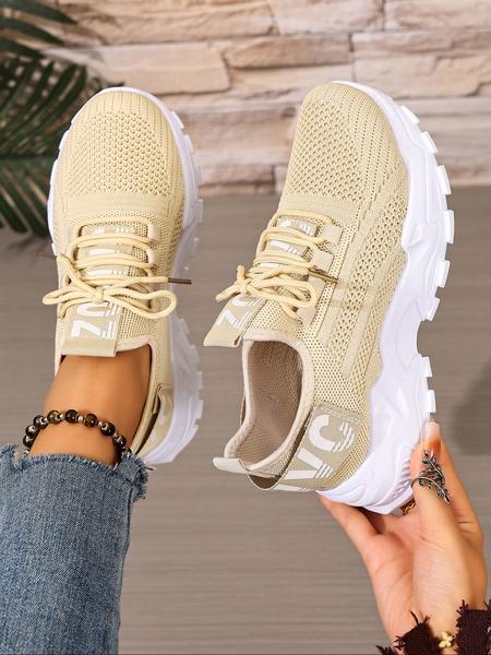 Women's Plus Size Casual Sneakers, Lightweight Comfortable, Breathable Running Shoes, Available in, Perfect for Travel Home Daily Wear