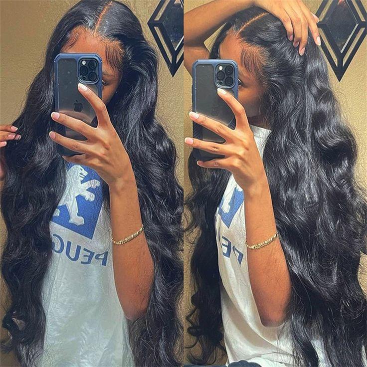 Bling Hair 12-36 Inch Body Wave Hd Transparent 13x6 Lace Frontal Human Hair Wigs Pre Plucked 13x4 Lace Front Wig For Black Women Bling Hair 12-36 Inch Body Wave Hd Transparent 13x6 Lace Frontal Human Hair Wigs Pre Plucked 13x4 Lace Front Wig For Black Women