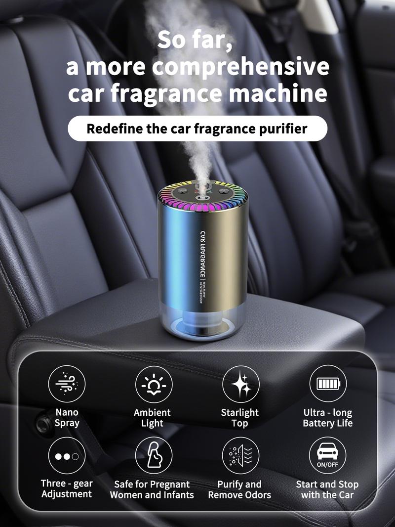 Smart Car Aromatherapy Diffuser 50ML Natural Cologne Air Purifier Lasting Fragrance for Cars Offices and Homes Ideal Valentine's Day Gift Set Smart Car Aromatherapy Diffuser 50ML Natural Cologne Air Purifier Lasting Fragrance for Cars Offices and Homes Ideal Valentine's Day Gift Set