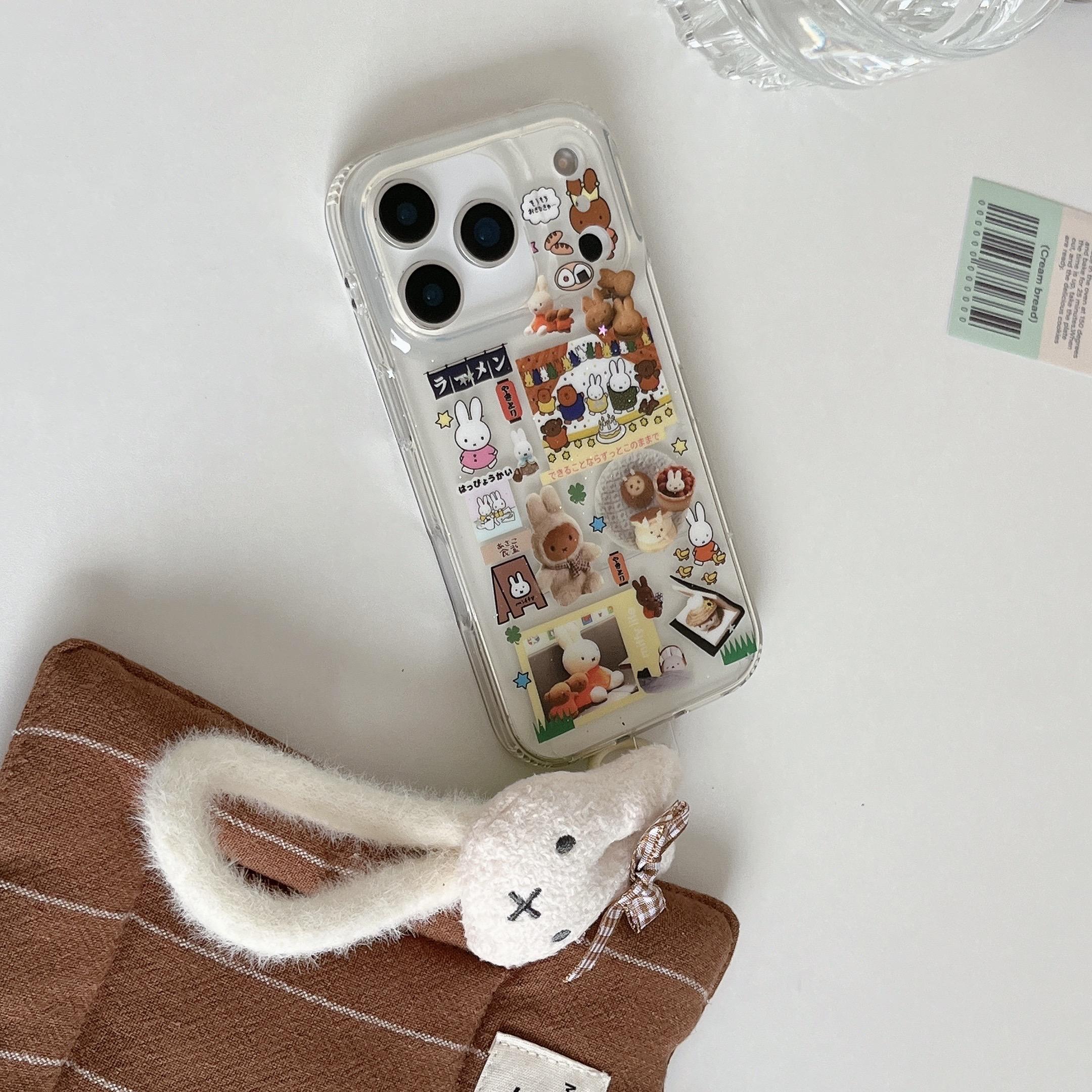 Miffy Rabbit Apple iPhone Case, Casing, Compatible with iPhone 17 Pro Max, 16 Pro Max, 15 Pro Max, 14 Pro, Creative, Fashionable & Protective Phone Cover