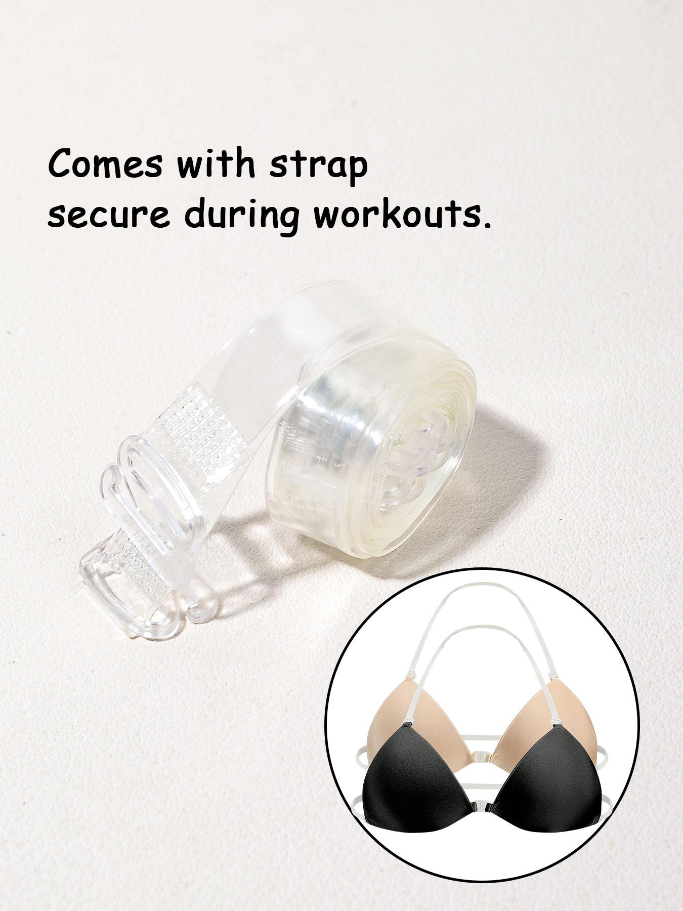 triangle bra sticker two kind of way to wear  detachable shoulder strap free switching extreme stealth and stable support two modes suitable for deep V, shoulder-exposed and daily wear