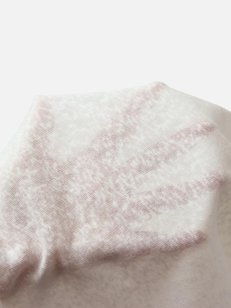 Loose Fit Sleepwear Dress, Thin Half-Transparent Short Sleeve Home Wear, Soft Lightweight Casual Style, Side Slit Design for All Seasons