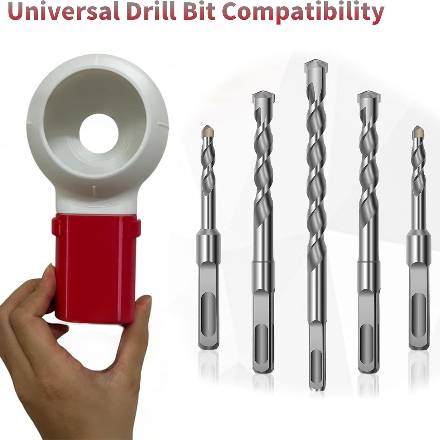 Drill Dust Collector Box, Drill Shavings Collector and Guide, Hole Drilling Dust Collection Bottle Version, Dust Colector