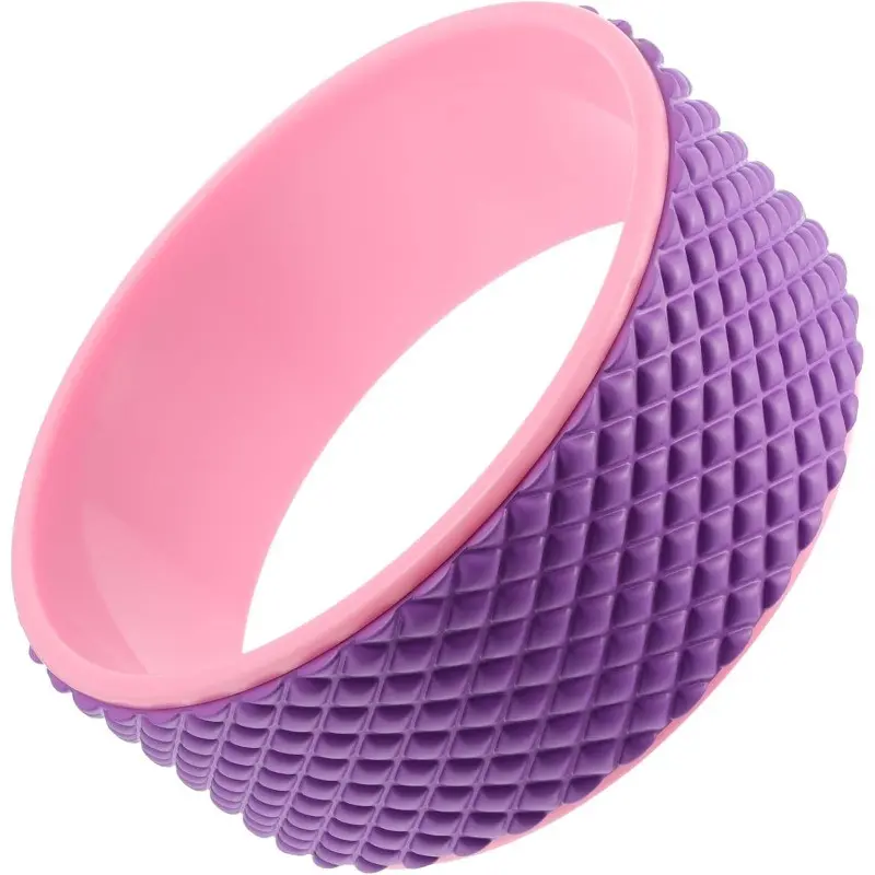 Yoga Auxiliary Wheel, Durable Backbend Roller, Stretch Massage, Enhances Flexibility, Beginner-Friendly Fitness Equipment