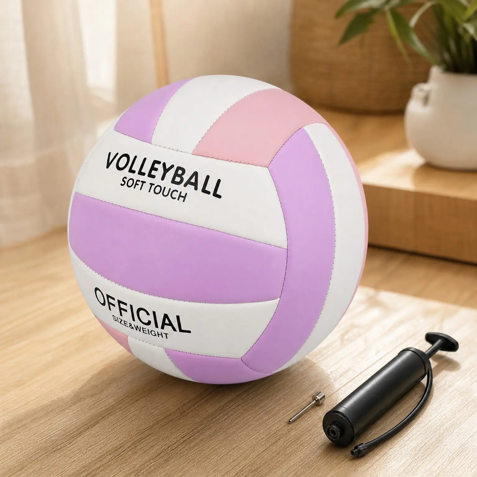 Official Size 5 Soft Waterproof Volleyball for Indoor, Outdoor & Beach - Hard-Wearing PVC, Fade-Resistant, Anti-Deform, Great Air Retention, Low Maintenance, Training & EntertainmentGift