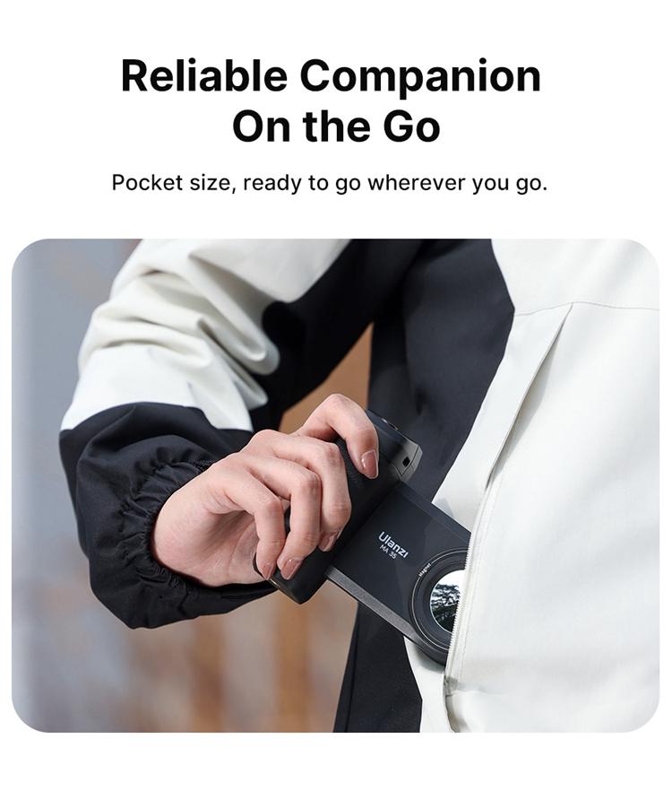 ULANZI Selfie Phone Tripod Mount MA35, 2-in-1 Magnetic & Phone Clip Camera Grip Handle Holder with Detachable Remote Shutter with Cold Shoe Adapter for Smartphone Video Shooting