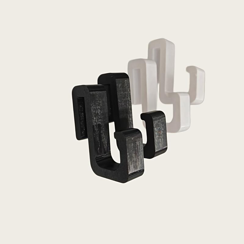 234pcs No Drilling Glass Door Hooks Heavy Duty Sturdy Plastic Wall Mount for 8mm Glass Hanging Clothes Towels Black White 234pcs No Drilling Glass Door Hooks Heavy Duty Sturdy Plastic Wall Mount for 8mm Glass Hanging Clothes Towels Black White