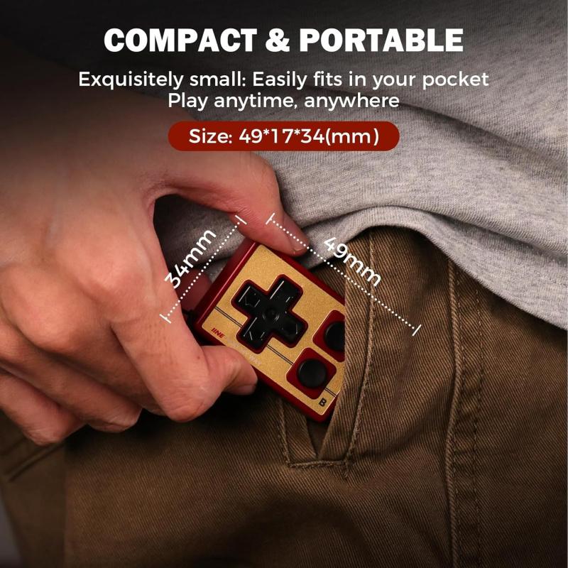 IINE Mini Controller (for iPhone/iPad/Android) a portable wireless controller that supports TikTok swiping, e book page turning, music control, PowerPoint clicking, and selfie shutter functions. The perfect gift.
