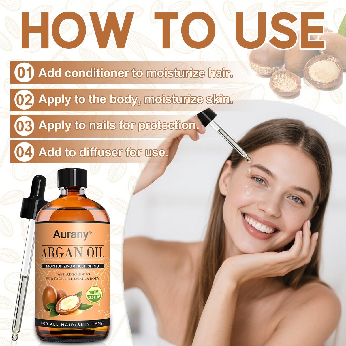 Pure Jojoba Essential Oils,Jojoba Oil Essential Oil for Skin,1Deeply Moisturizing Body ,Carrier oils Multi-Purpose Serum,Natural Cold Pressed Oil ,Suitable For Face,Hair,Nail and Body,Essential Oils for Diffusers for Home-100ML