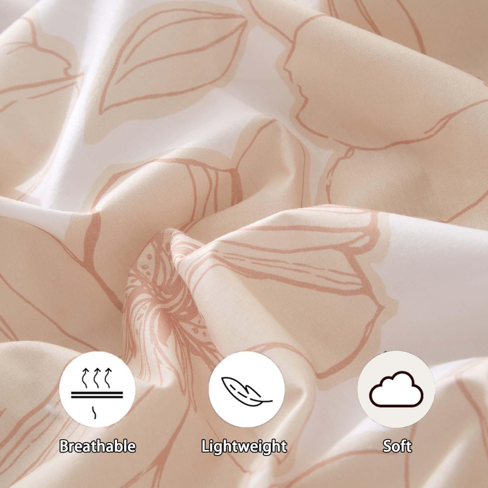 3-Piece Printed Duvet Cover Set, Includes 1 Duvet Cover and 2 Pillowcases (Without Insert), Elegant & Soft, Machine Washable for Easy Care, Comfortable Sleep Experience.