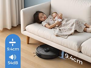 Lubluelu SL68 Plus Smart Robot Vacuum and Mop with Auto-Empty Dock, 5500Pa Strong Suction, 60-Day Large Dustbin, LiDAR Navigation, Alexa & App Control – for Pet Hair, Floors & Carpets