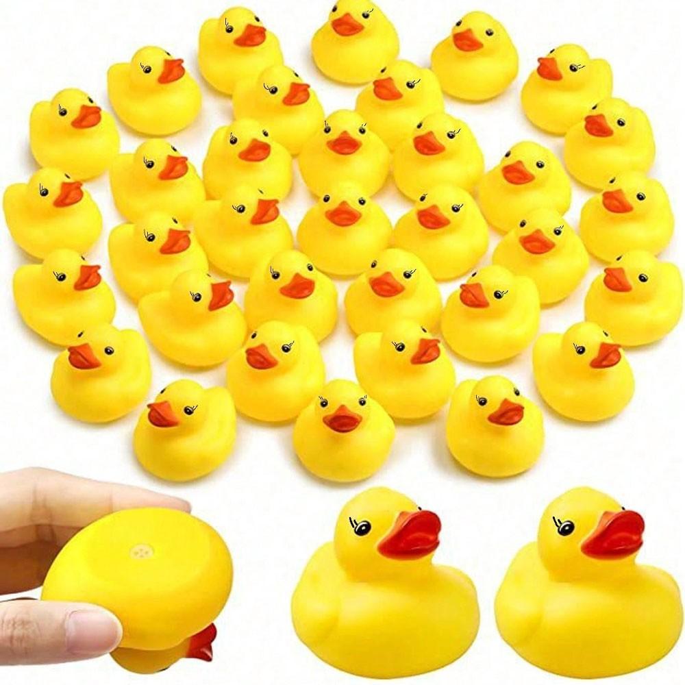 10 Rubber Ducks, Squeaky Duck Toys, Pool Party Decor, Birthday Gift, Home Decoration, Hawaiian Party Supplies, Store Souvenirs