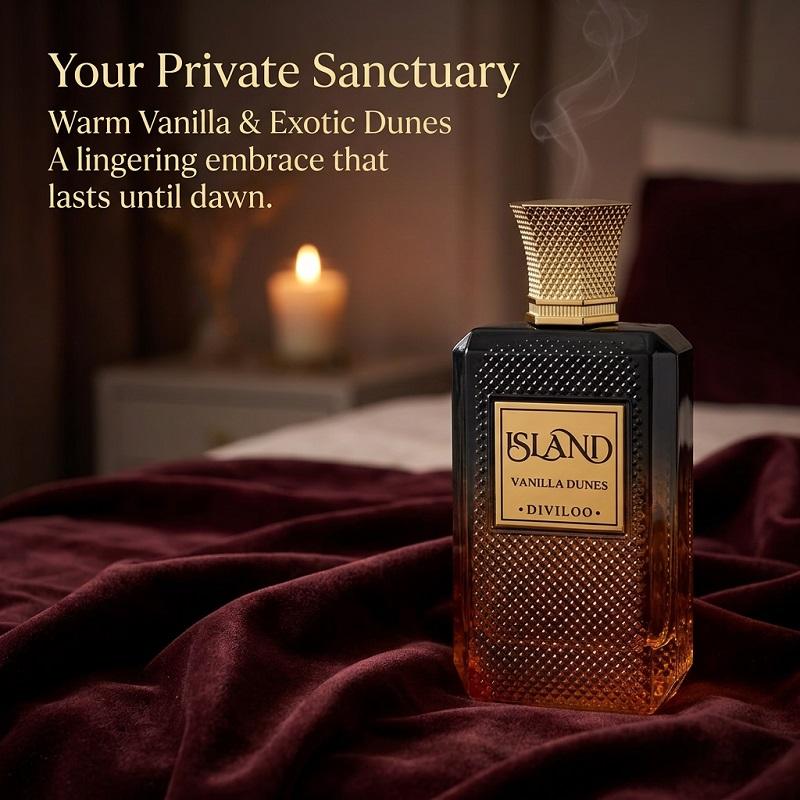 Island Dreams Perfume 100ML Unisex, Bourbon Vanilla Gourmand Eau De Parfum, Coconut & Tropical Notes, Long Lasting Vacation Scent