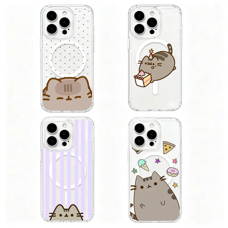 Mobile  Screen Protector, Anti-Scratch Protection  for Smartphones cover phone accessory  compatible magnetic stylish case girl gift aesthetic pattern design y2k style transparent tpu soft shell smartphone