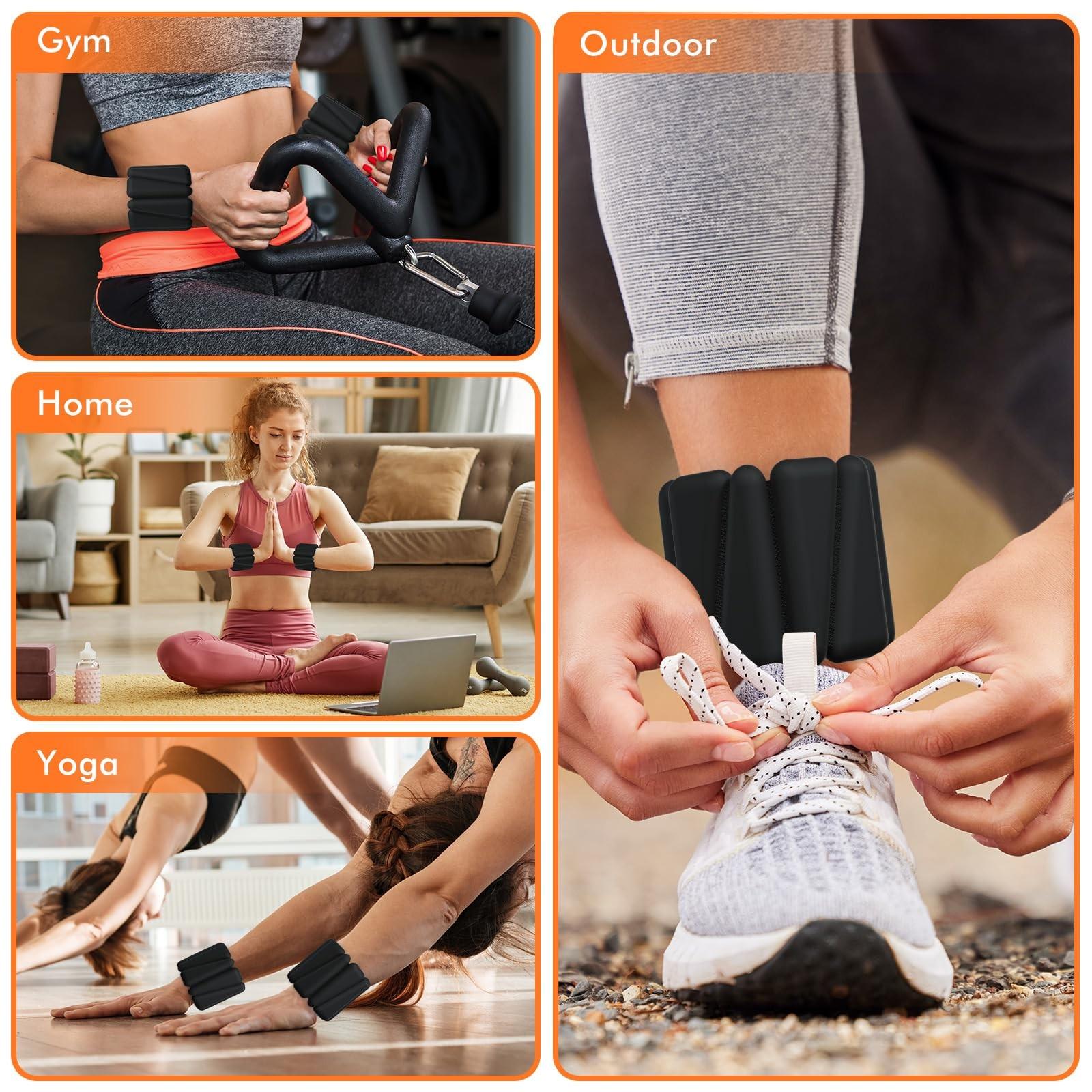 Adjustable Wrist Weights for Women and Men, Ideal for Home Gym, Running, Yoga, and Strength Training, Comfortable and Durable Design