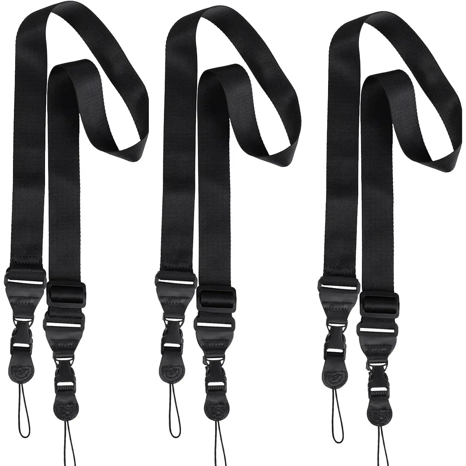 3 PACK Adjustable  Strap, Durable Nylon  Portable Lanyard, Suitable for iPad, , Camera, Binocular, Crossbody Laptop, Luggage Bag 24 * 12 * 2.2 cm