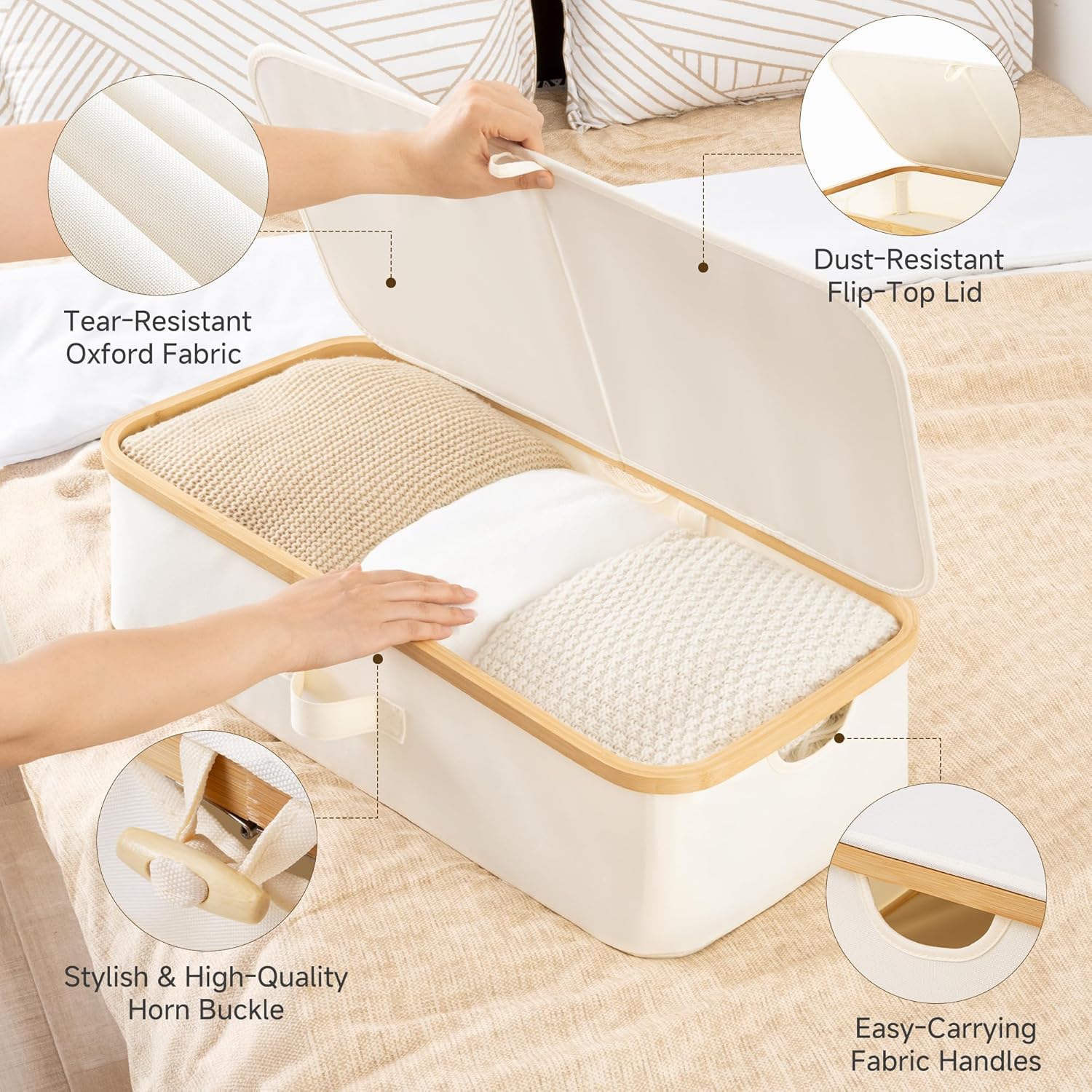 7" Low Profile Underbed Storage Containers with  Frame