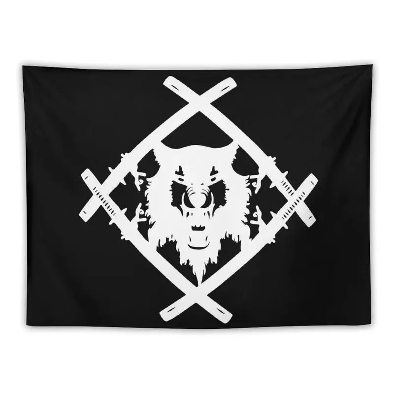 Xavier Wulf Logo Artwork Print Tapestry Wall Hanging,  Full Print Light Decor, Hand Washable Wulf Merch, Indoor Home Decor Supplies