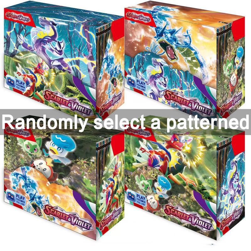 360pcs Pokemon Collectible Trading Cards Mega Booster Pack, Shiny Card Series Blind Box, Evolution Scarlet, Perfect Gift for Collectors, Birthday & Holiday Present