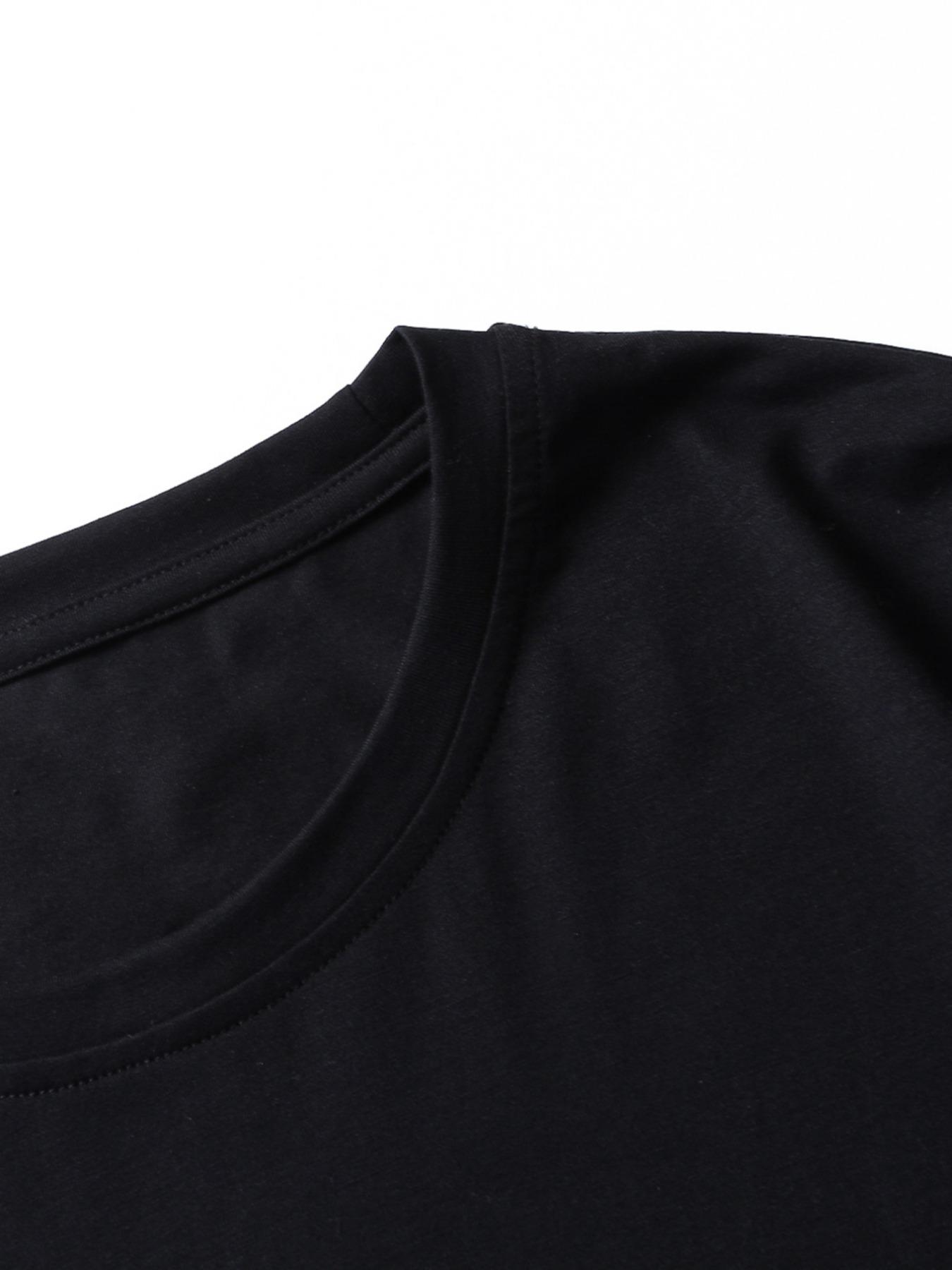 Women's Loose Casual Round Neck Short Sleeve Top, Slim Fit Bell Bottoms, Skull Print, Perfect for All Seasons, Shopping, Travel, Outdoor Sports