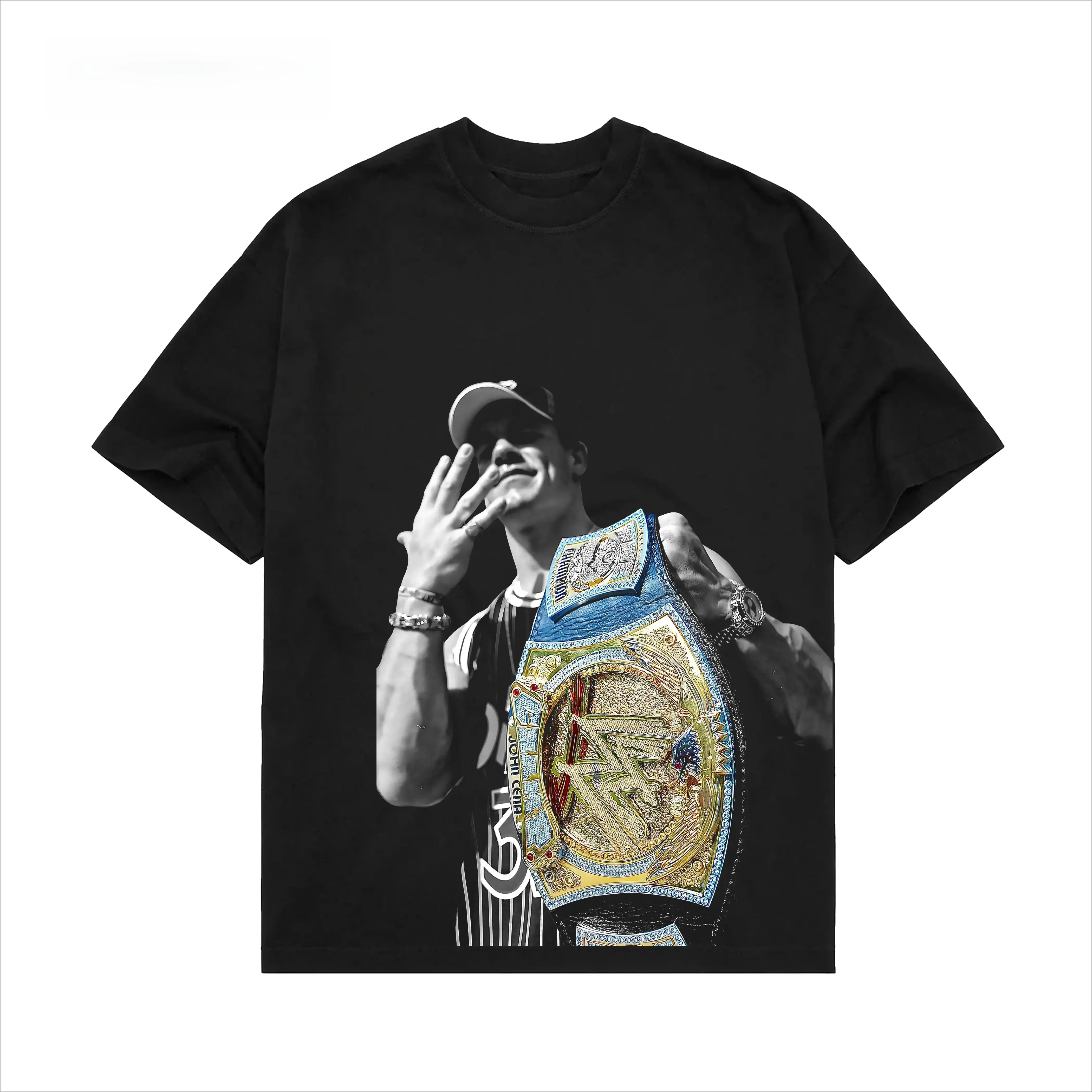 JOHN CENA "SPINNER BELT SENIOR RAPPER" TEE, Wrestling Tee, Wrestling Graphic Tee, Wrestler Shirt, Sports Shirt, Vintage Wresting Shirt, Wrestling Gift