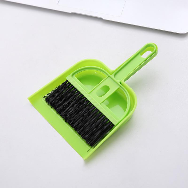 Mini Trash Can and Brush Set, Portable Pet Waste Cleaning Kit, Hamster Sand Scoop Cage Cleaner for Small Pets Like Guinea Pigs and Hedgehogs