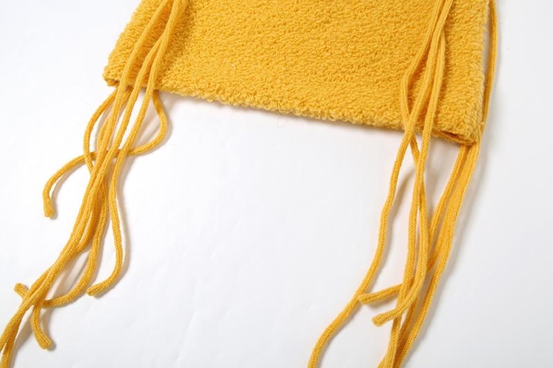 DOUCIU Summer Trend Street Hip-Hop All-Match Cute Tight Sexy Hot Retro Women'S Thin Solid Color Simple Woolen Short Skirt Street Fashion Skirt