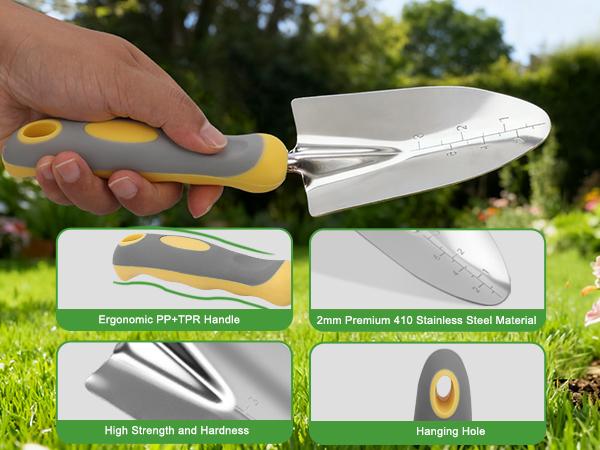 Nilight Gardening Tools 10-Piece Heavy Duty Garden Tool Set Gardening Supplies Gifts for Women Men Gardening Hand Tool Kit w Non-Slip Ergonomic Handle, Garden Bag, Durable Gloves, Pruning Shears, Gray Nilight Gardening Tools 10-Piece Heavy Duty Garden Tool Set Gardening Supplies Gifts for Women Men Gardening Hand Tool Kit w Non-Slip Ergonomic Handle, Garden Bag, Durable Gloves, Pruning Shears, Gray