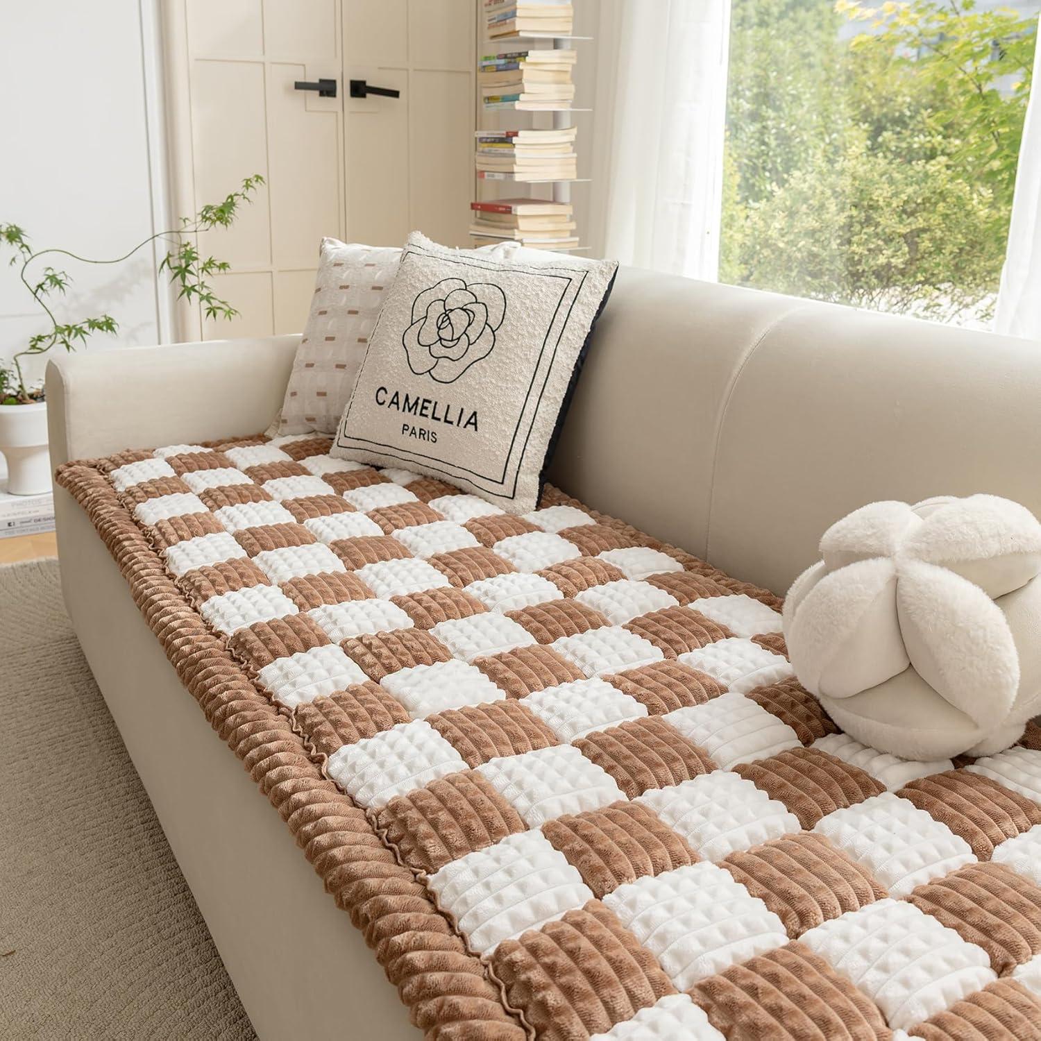 Dog Bed for Car Backseat Pet Mat Black&White 24.8x54inch Non-Slip Travel Mat Cozy Soft Flannel Cover Protector for Backseat Extenders & Seat Covers