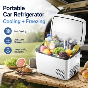 Compressor Car Refrigerator 12V 24v 220v, Large Truck Home Freezer Cooler, Mini Small Refrigerator for Household Use