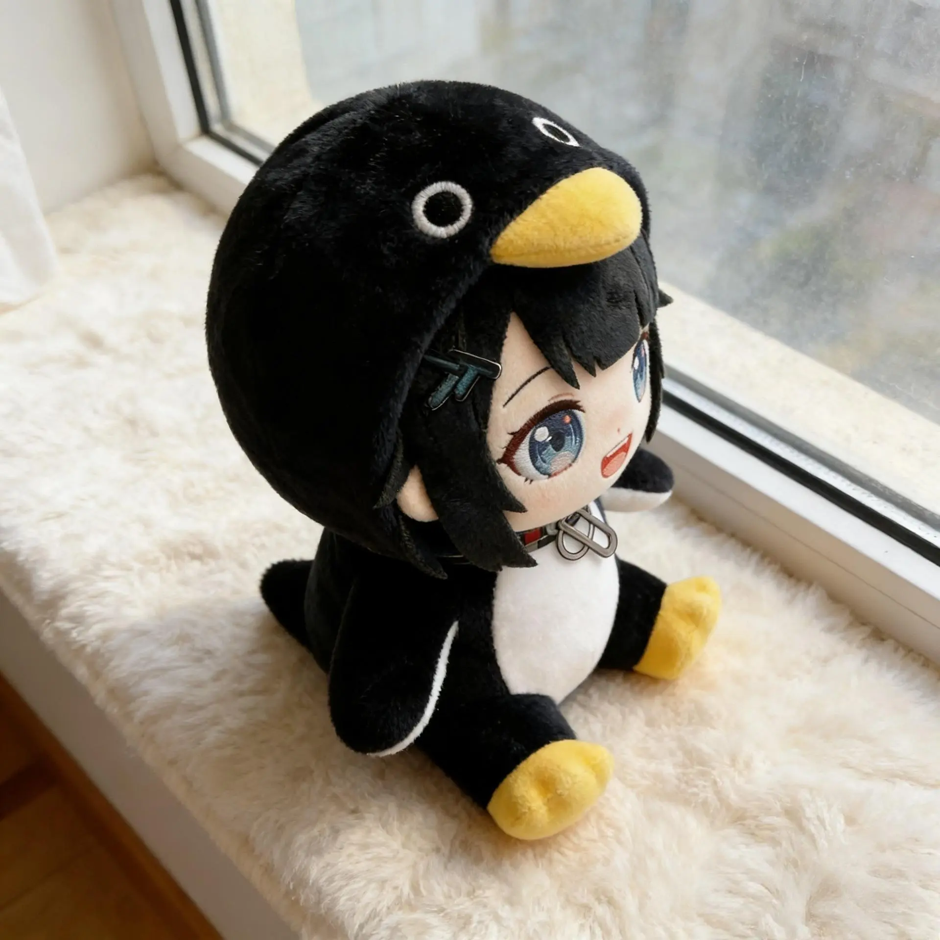 25cm Stuffed Endfield Gugugaga Penguin Administrato Plushie Toys Peripherals Plush Dolls Decorative Cushion Birthday Christmas