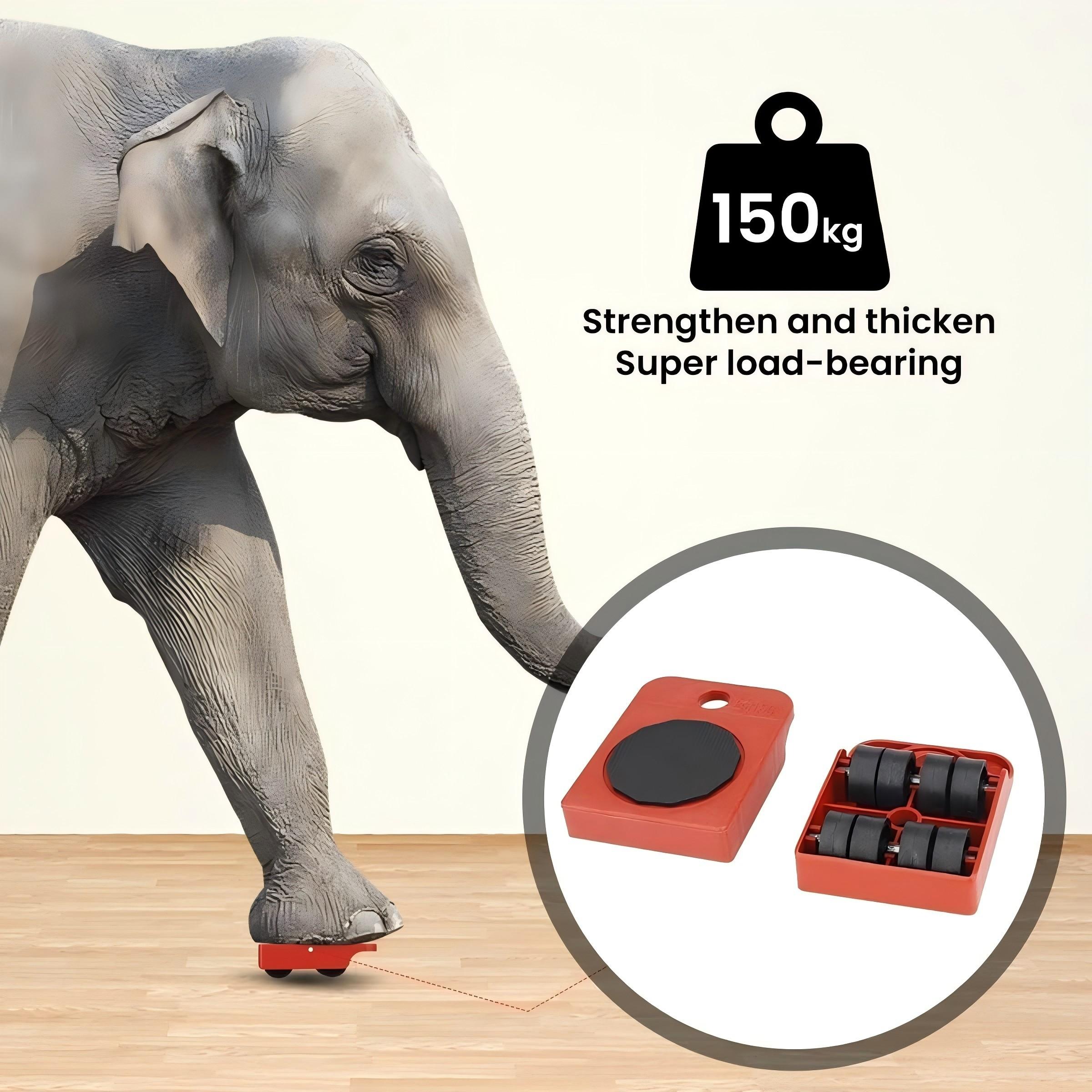 Mobile Appliance Dolly and Lift Wheel Tool Set, Durable and Reliable, Safe and Easy Moving, Convenient Rearrangement Tools