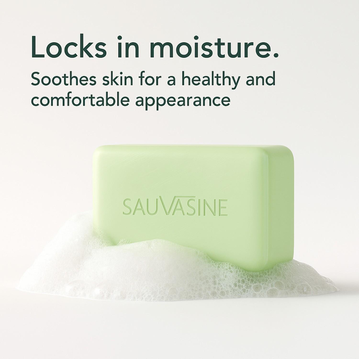 2PCS Tea Tree Leaf Soaps + Bath Sponge Set Tea Tree Soap Bar for Face & Body, Antifungal Soap with Tea Tree Oil, Antibacterial Bar Soap for Fungus, Ringworm, Acne