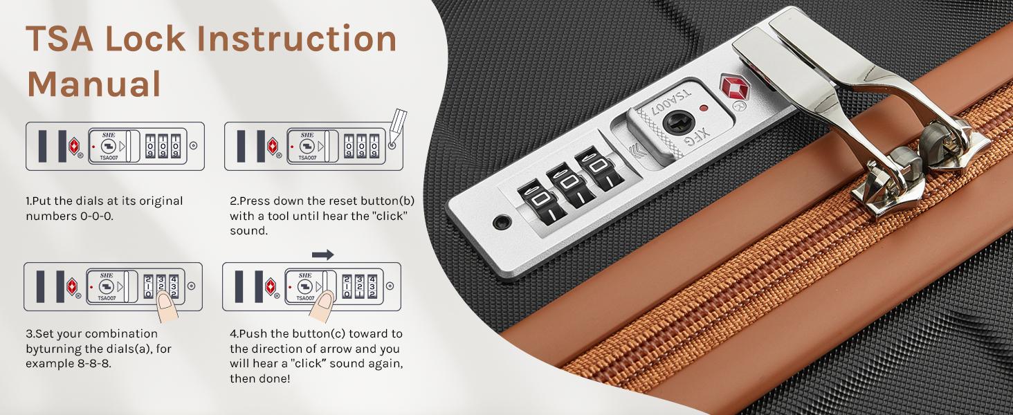28 inch Travel Luggage Suitcase Set Large Capacity, Lightweight Durable, TSA Lock, Smooth Spinner Wheels, YKK Zippers
