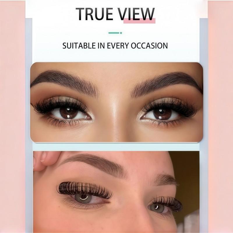 10 Pairs Russian Strip Lashes DD Curl Lashes 3D Eyelashes Reusable Fluffy False Lashes Russian Extensions