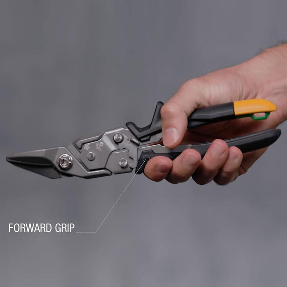 Toughbuilt Right Cut Aviation Snips TB-H4-60-R Metal Shears