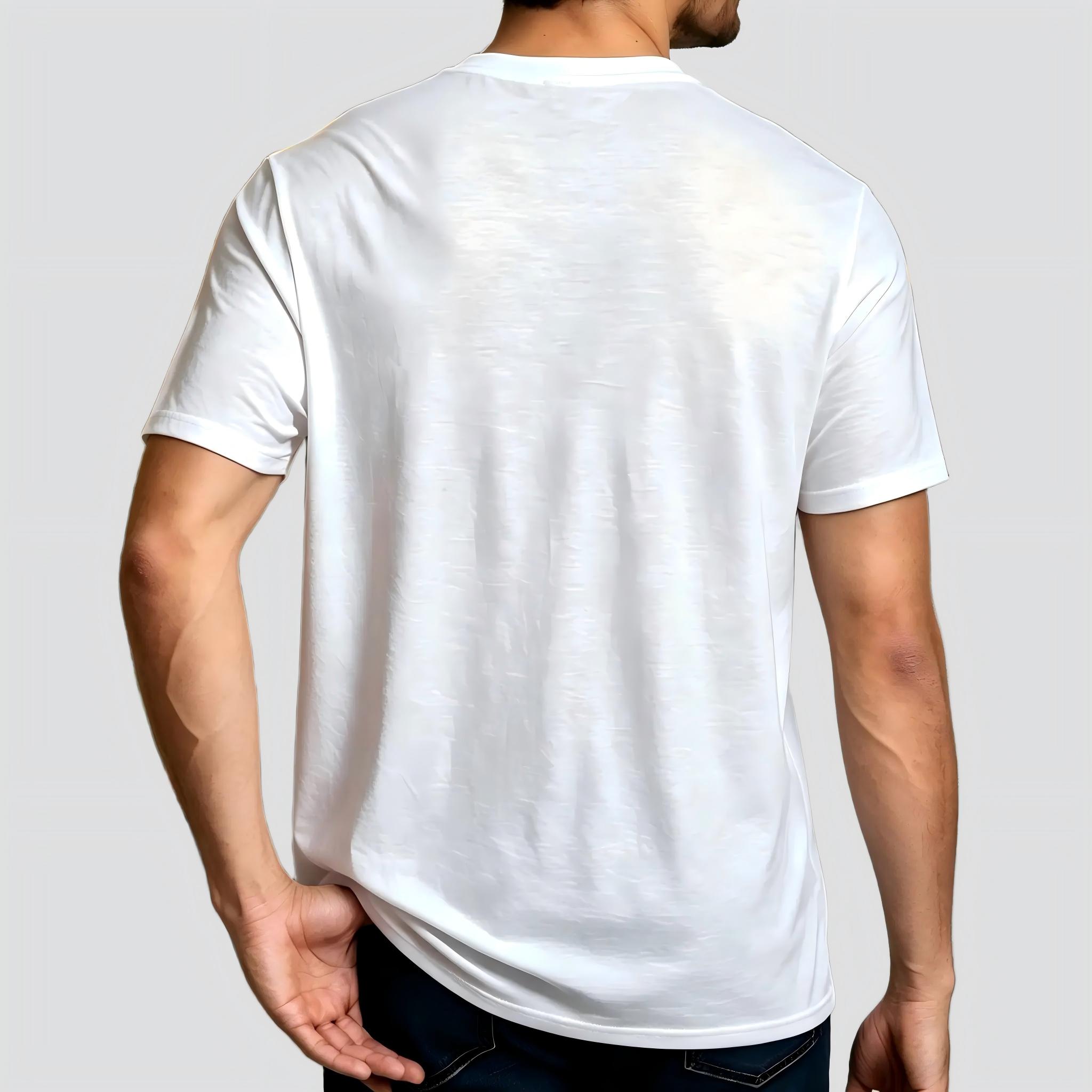 Unisex Pure Cotton Relaxed Fit Short Sleeve Crew Neck Graphic Tee - Retro Stamp Letter Inspirational Typographic Collage Print, Casual Short Sleeve Tops, Gift For Men Women, Graphic Print